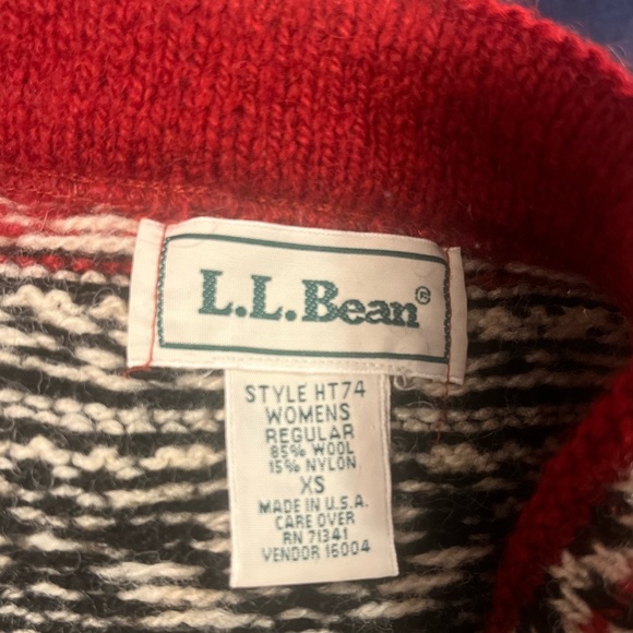 Vintage L.L.Bean Fair Isle Sweater - Picture 3 of 4